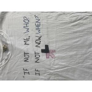 DIY Emma Watson Speech T-shirt If Not Me Who If Not Now When